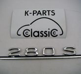 Mercedes S Klasse W116 280 Schriftzug 1168171615 Emblem Typenzeichen Heckdeckel